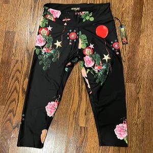 NWT Rowley fitness leggings- Balloon print Sz Large